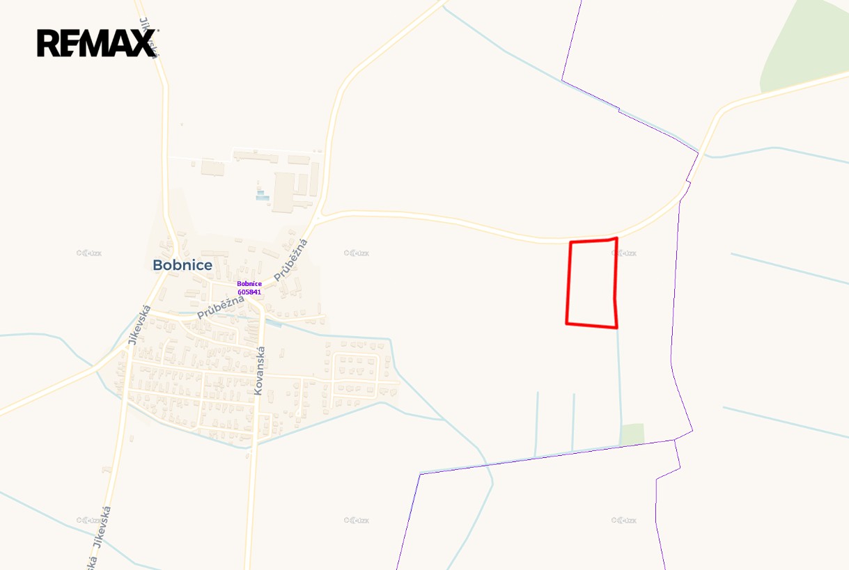 Zemědělský pozemek · 34 185 m² · Bobnice - 3
