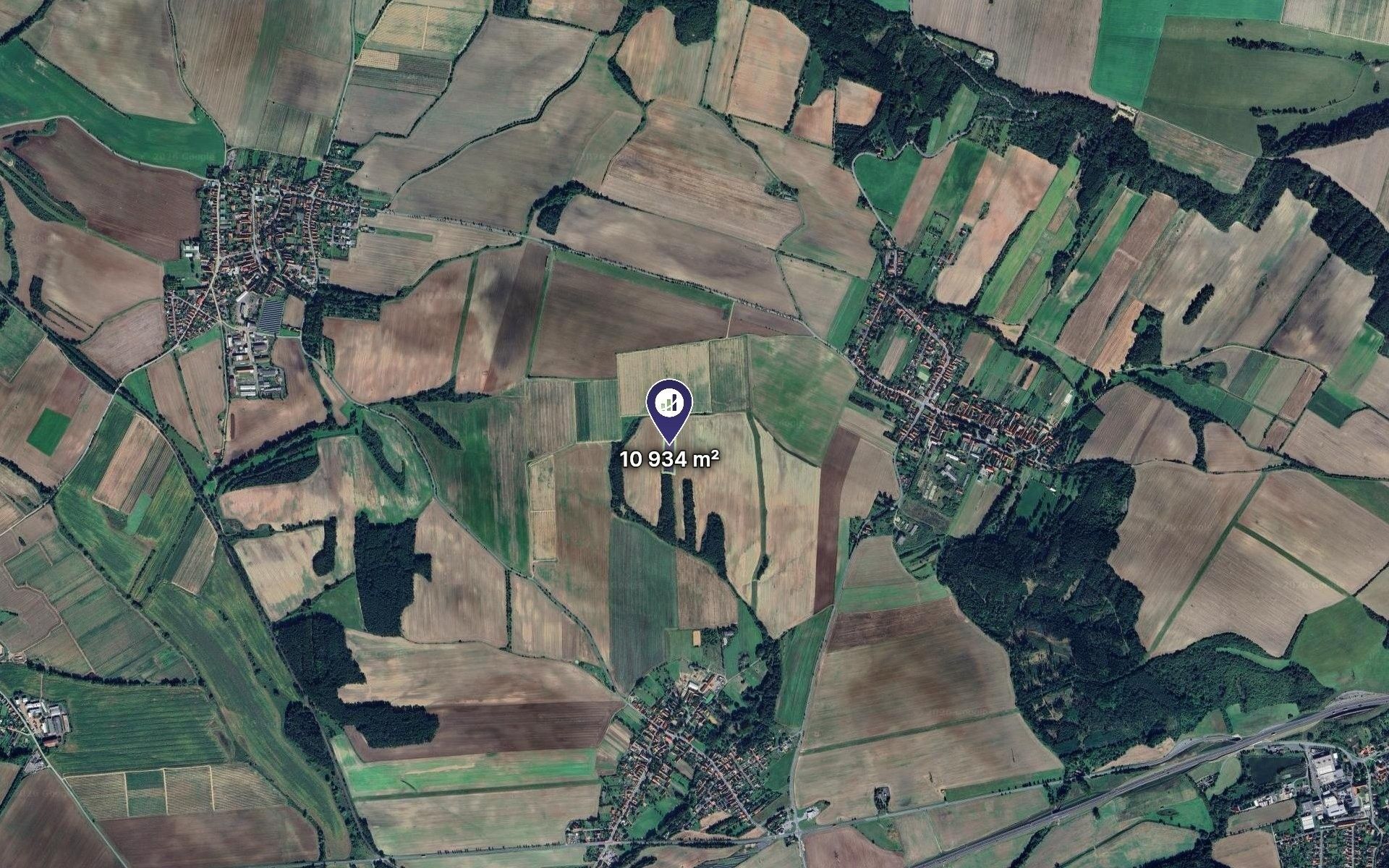 Zemědělské pozemky, Krupá, 1 215 m² - 2