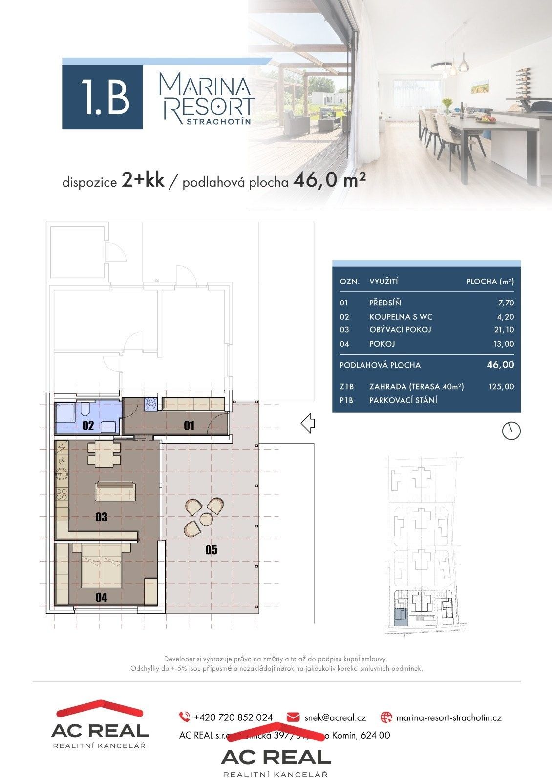 Prodej byt 2+kk - Šakvická,Strachotín,Strachotín, 46 m²