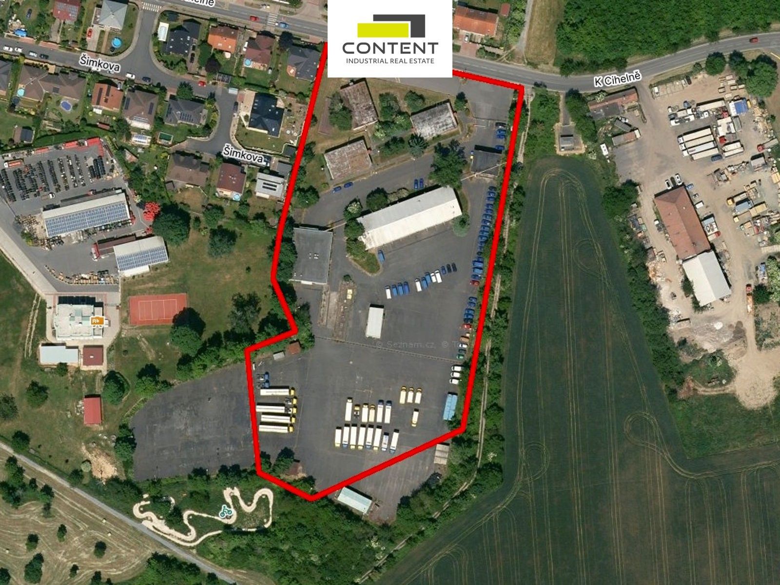 Komerční pozemky, K cihelně, Praha, 20 500 m²