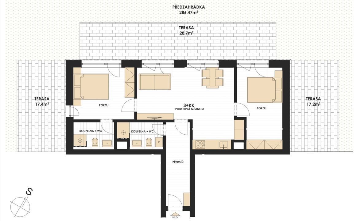 Prodej byt 3+kk - Fryšava pod Žákovou horou, 50 m² - 5