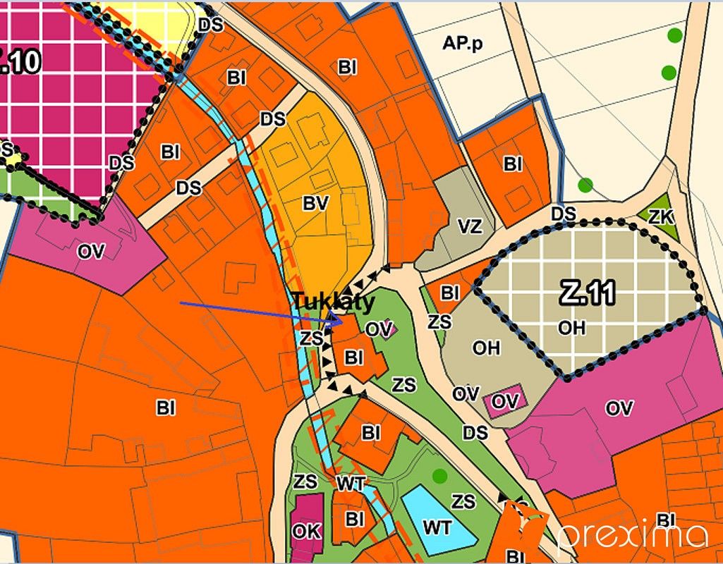 Pozemky pro bydlení, Tuklaty, okres Kolín - 2