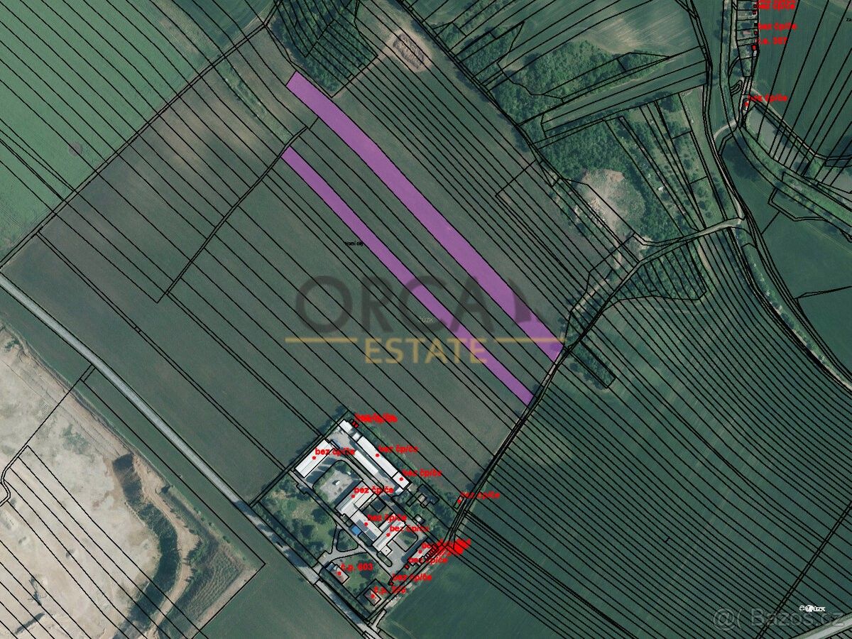 Pozemky pro bydlení, Hrušovany u Brna, 664 62