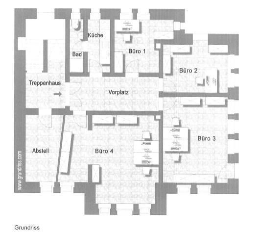 Kanceláře, Stuttgart Mitte Baden-Württemberg 70190, 110 m² - 1