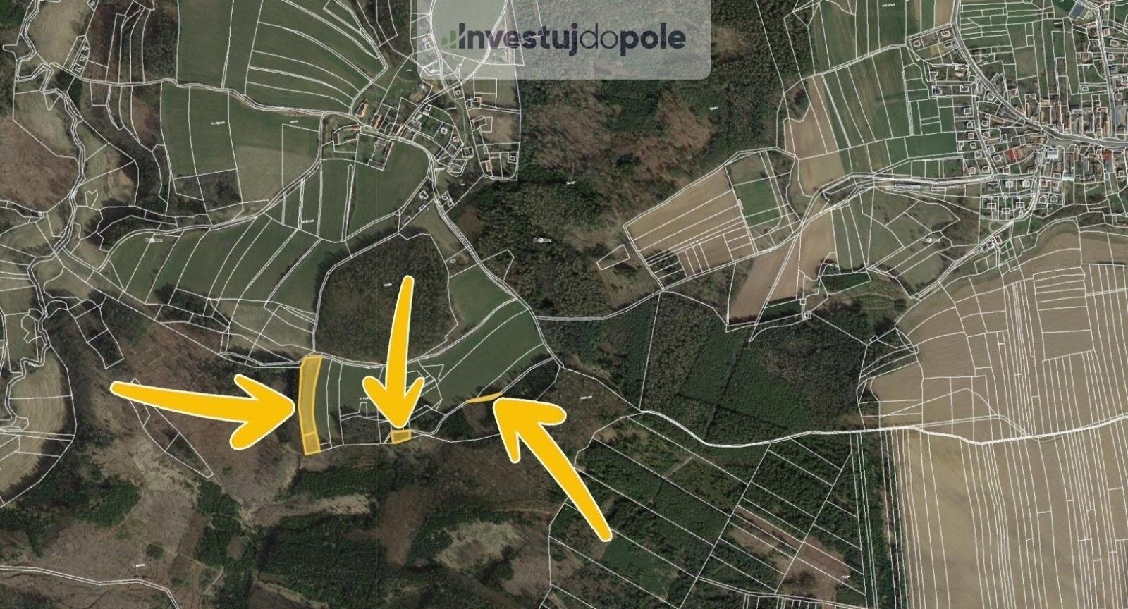 Prodej zemědělský pozemek - Vlašim, 6 386 m²