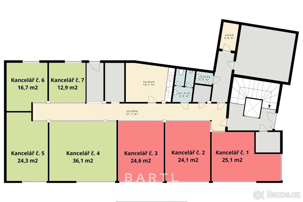 Pronájem kancelář - České Budějovice, 370 05 - 2