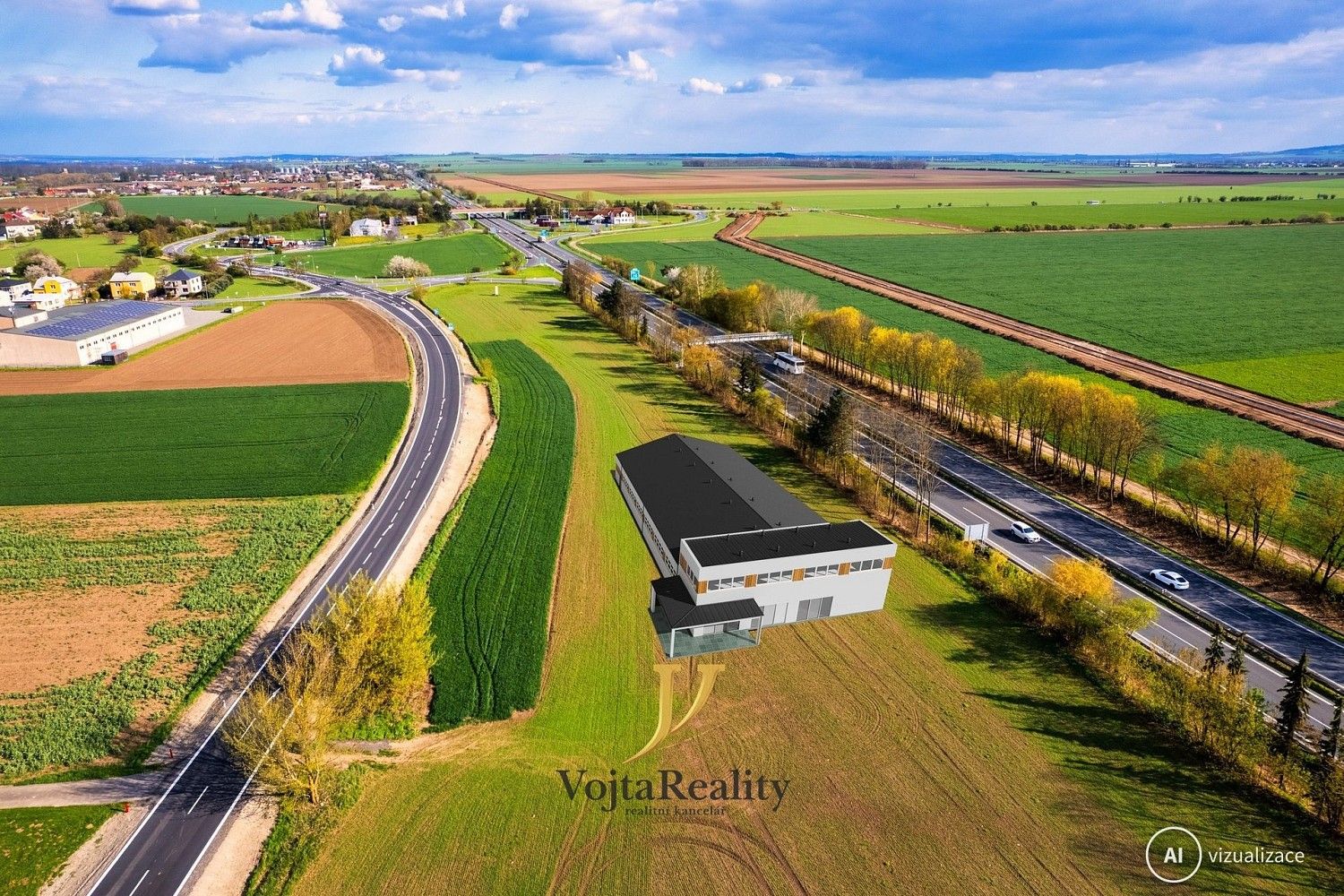 Komerční pozemek · Litovel - Unčovice, okres Olomouc, Olomoucký kraj - 4