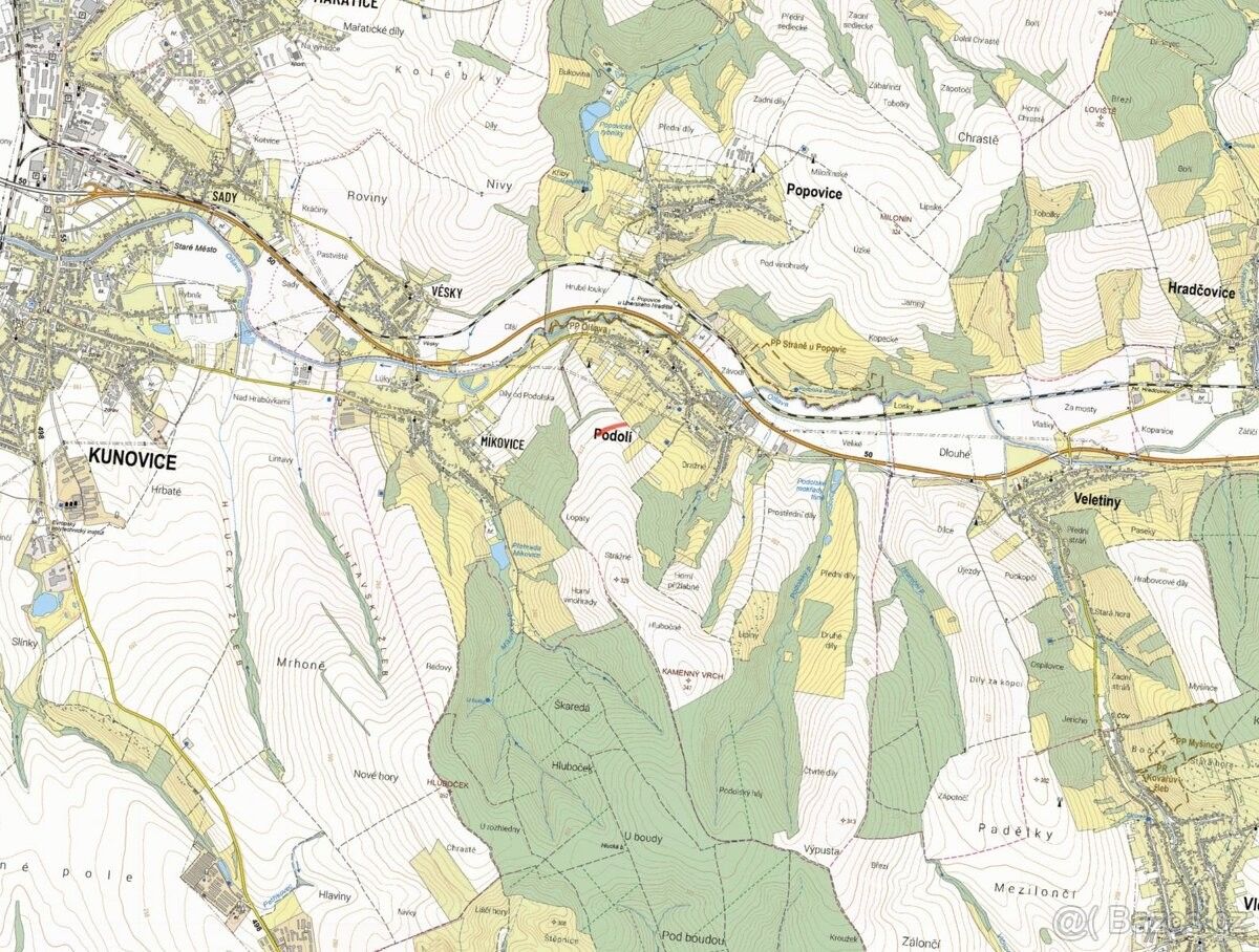 Prodej pozemek pro bydlení - Kunovice, 686 04