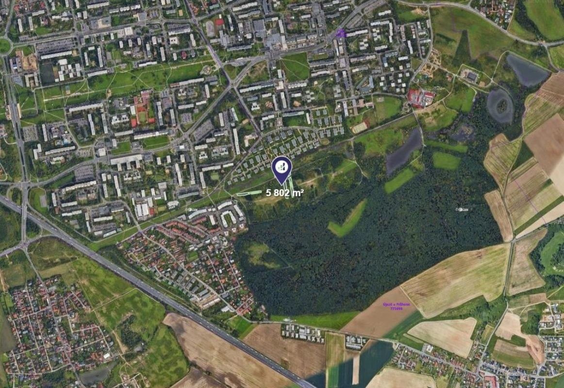 Louky, Újezd u Průhonic, Praha, 5 802 m² - 2