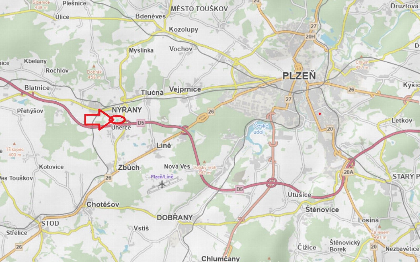 Lesy, Nýřany, okres Plzeň-sever, Plzeňský kraj - 1