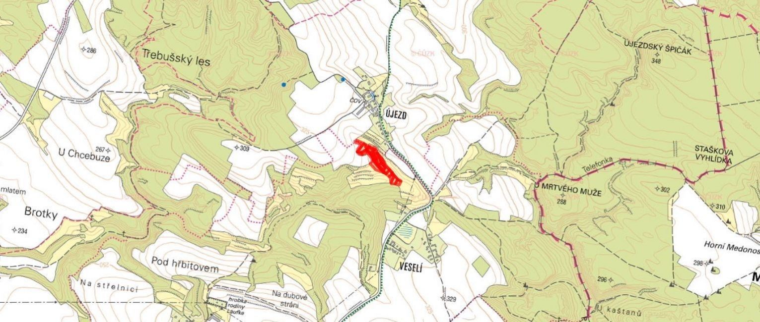 Prodej louka - Chcebuz, Štětí