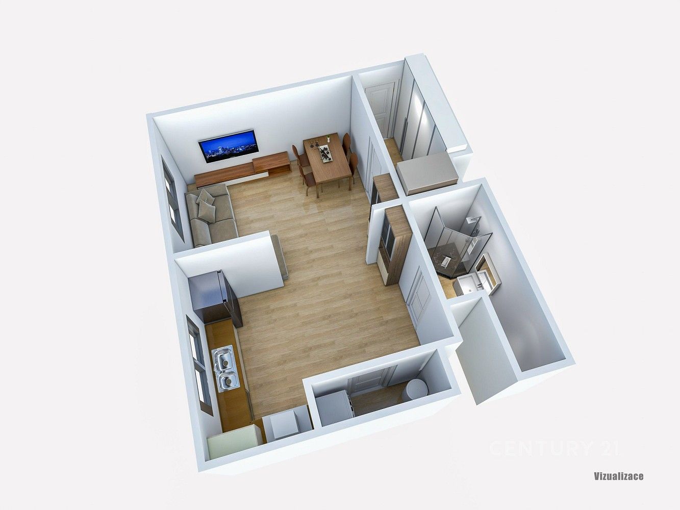 Prodej byt 1+1 - Nádražní, Vyškov - Vyškov-Město, 42 m² - 5