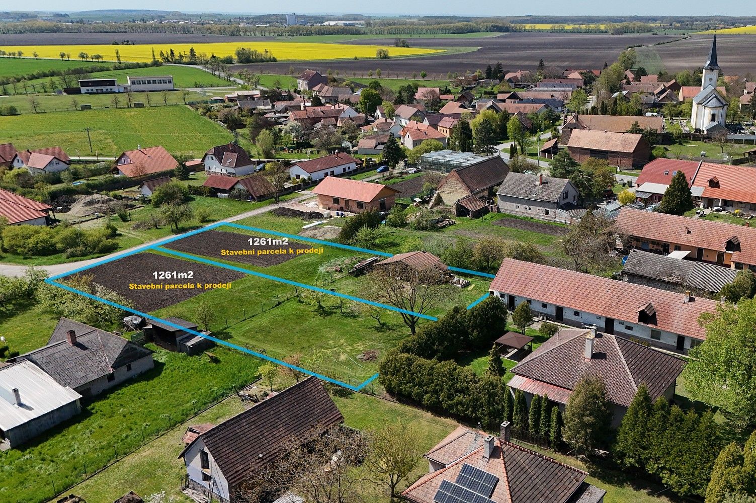 Pozemek pro bydlení, 1 261 m²