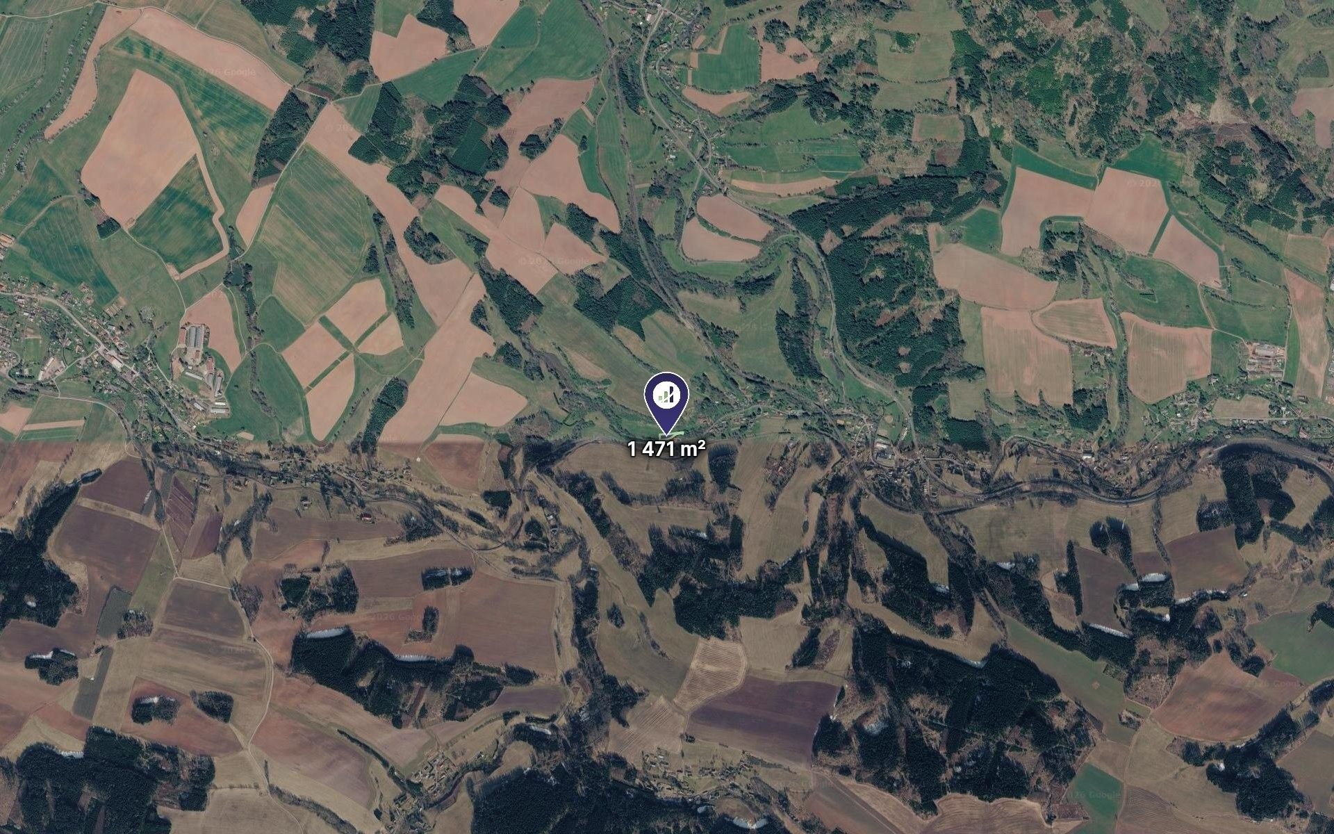 Prodej louka - Stará Paka, 736 m² - 2