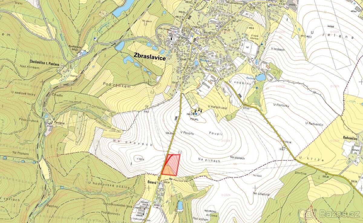 Prodej pozemek pro bydlení - Zbraslavice, 285 21