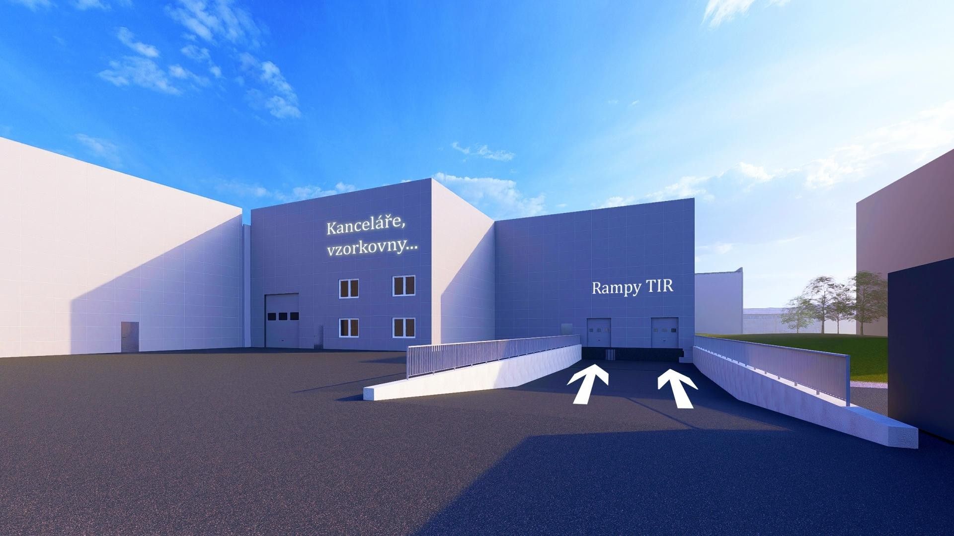 Pronájem sklad - Hýskov, 500 m²