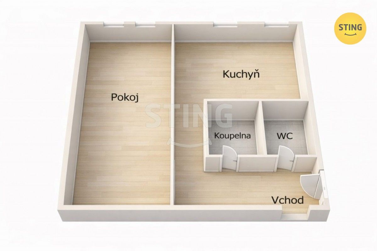 Prodej byt 1+1 - Františka Hajdy  , Ostrava, 37 m²