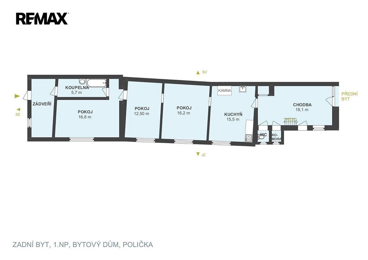 Prodej rodinný dům - Družstevní, Polička - Horní Předměstí, okres Svitavy, 240 m² - 5