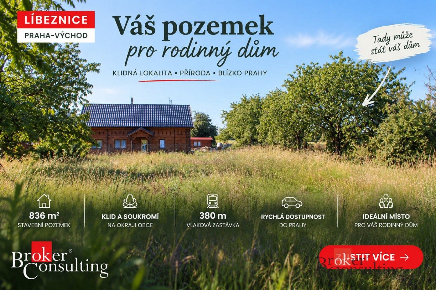 Pozemky pro bydlení, Líbeznice, okres Praha-východ - 1