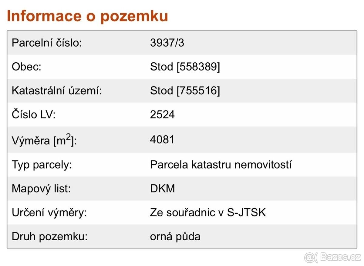 Prodej pozemek pro bydlení - Plzeň, 301 00