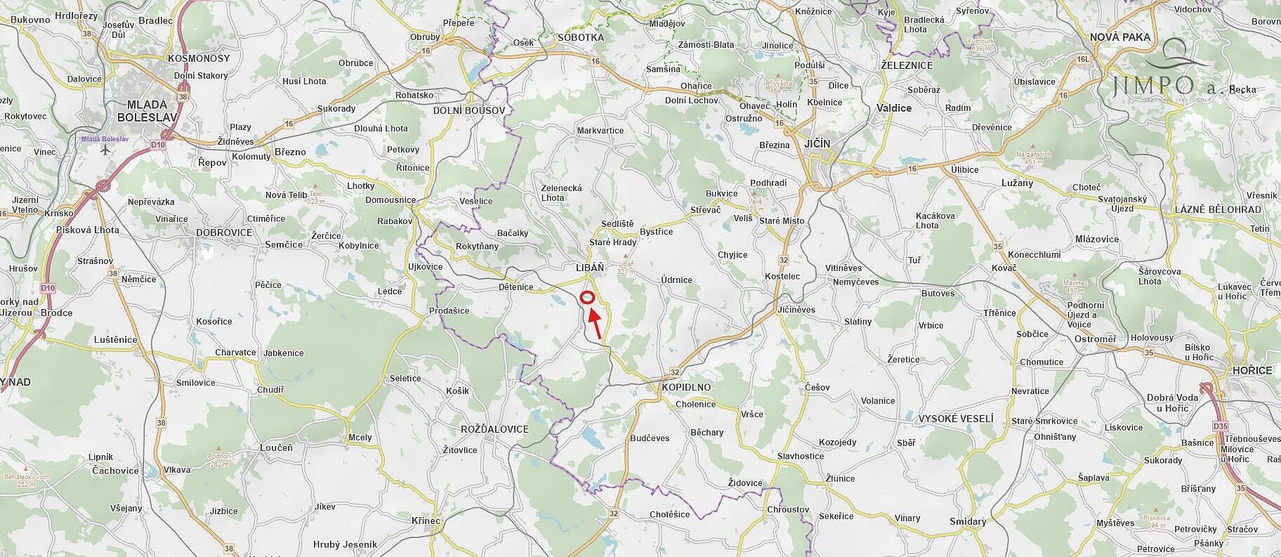 Zemědělský pozemek · T. G. Masaryka, Libáň, okres Jičín - 4