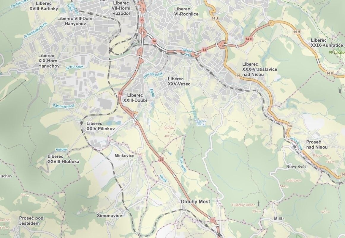 Louka · 2 397 m² · Dlouhý Most - 3