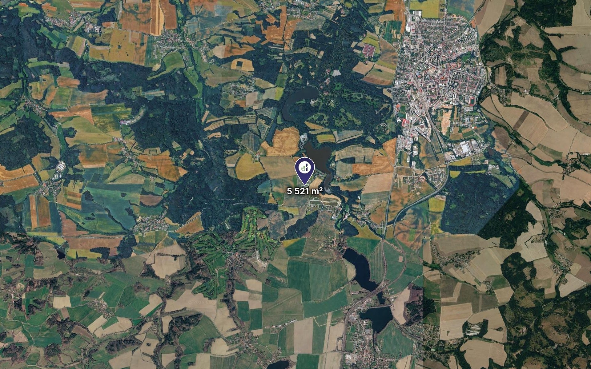 Prodej zemědělský pozemek - Bystřice, 5 521 m² - 2