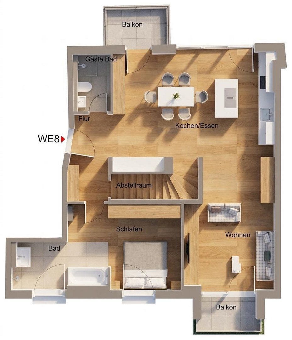 4+1, Lerchenfeldstraße 28 München Lehel Bayern 80538, 144 m² - 2