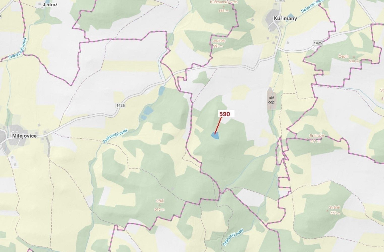 Les, 4 807 m²