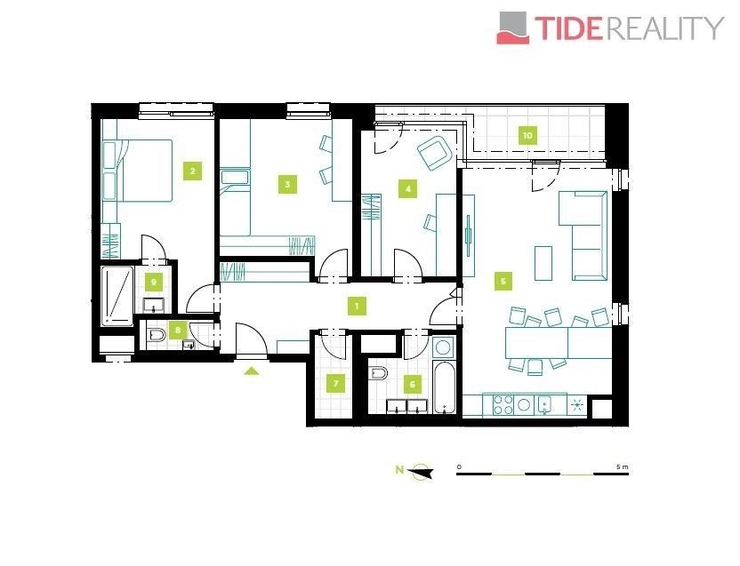 Byt 4+kk · 113 m² · Na Máchovně, Beroun Beroun-Město - 3