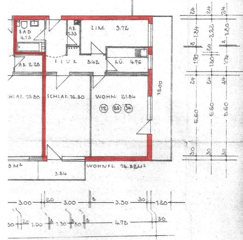 3+1, Franz-Fihl-Straße 4 München Moosach Bayern 80992, 74 m² - 1