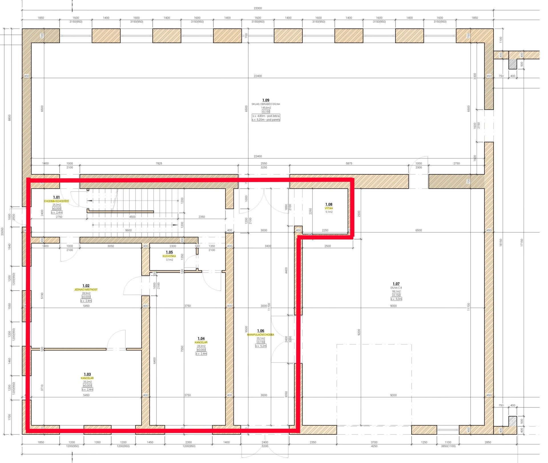 Pronájem sklad - Moravany Platěnice, 533 m² - 5