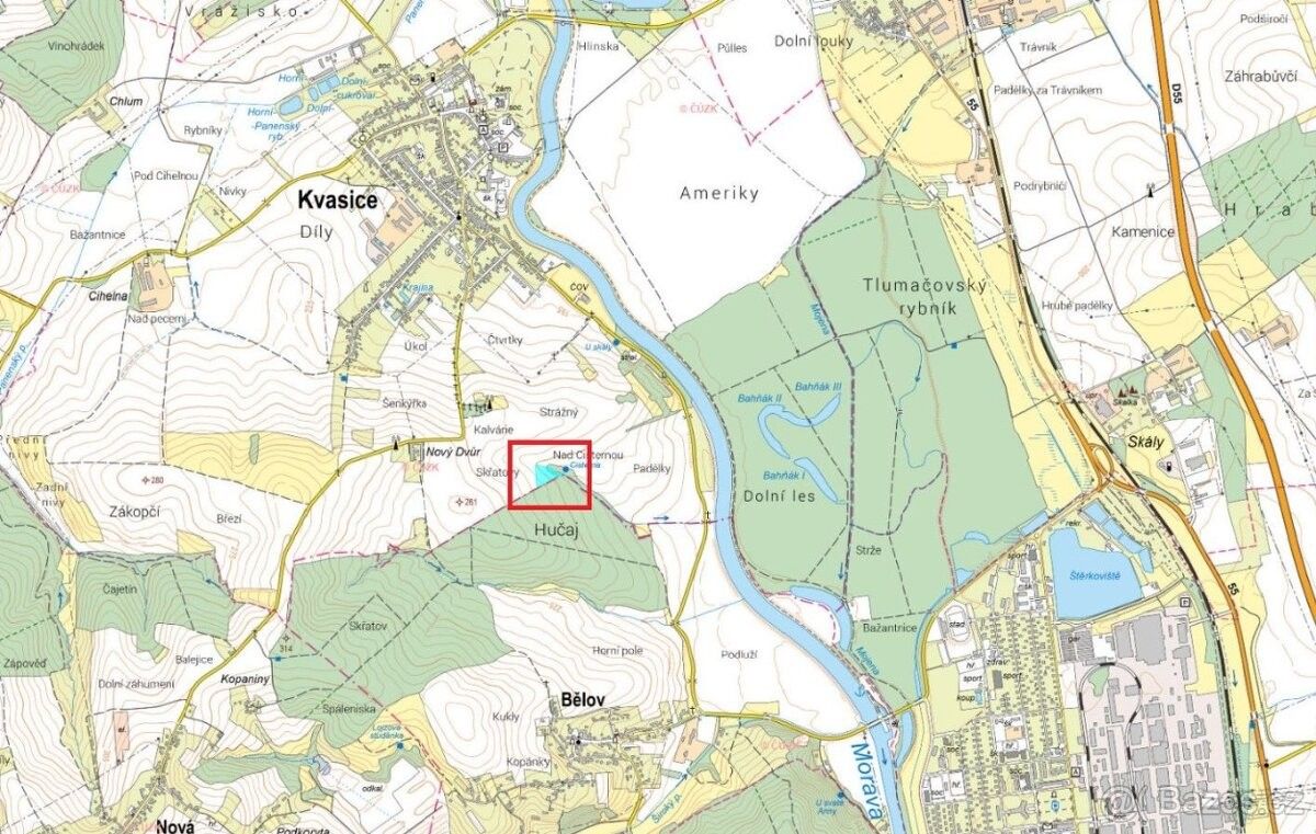 Zemědělské pozemky, Kroměříž, 767 01, 7 480 m²