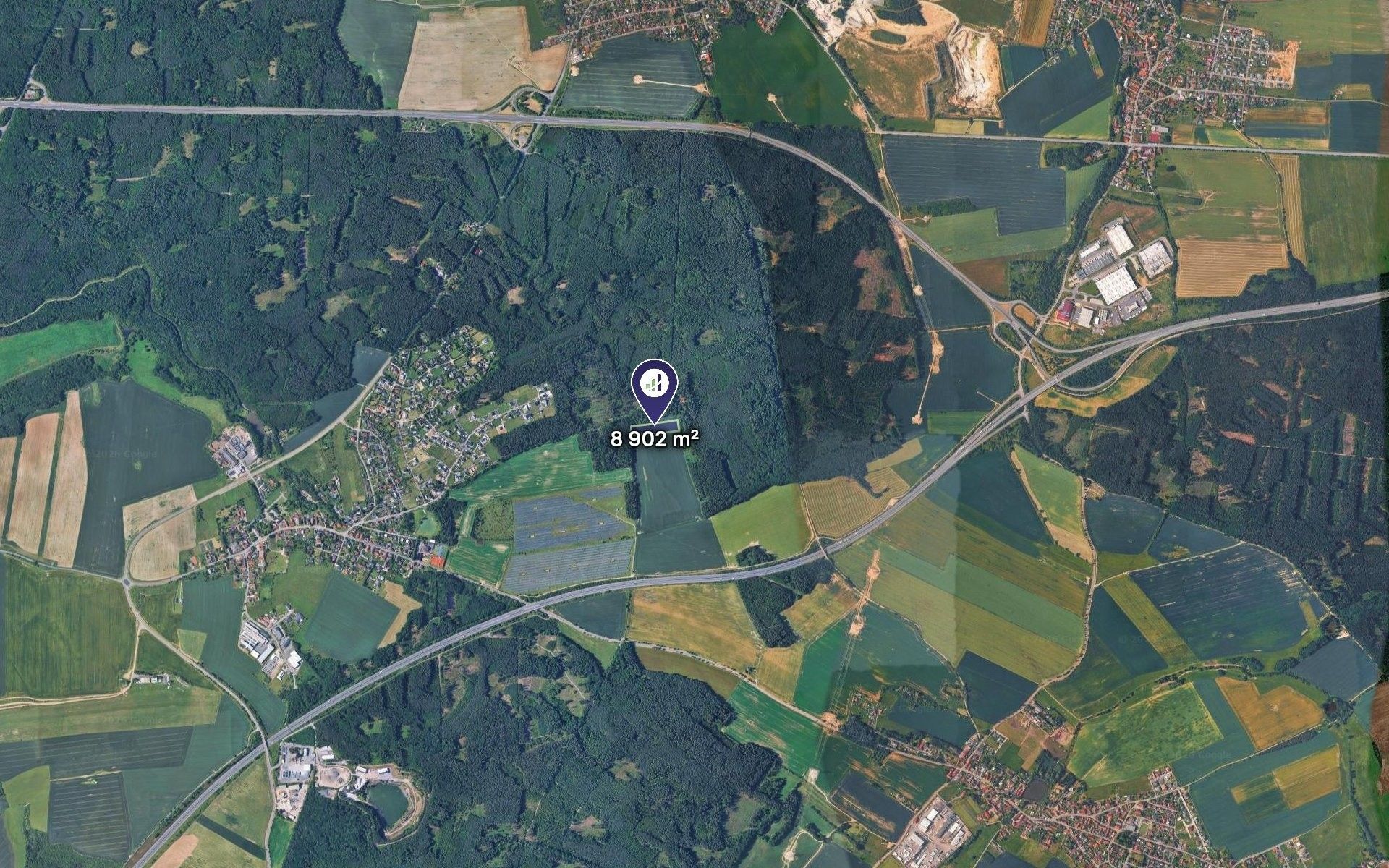 Zemědělské pozemky, Kyšice, 8 902 m² - 2