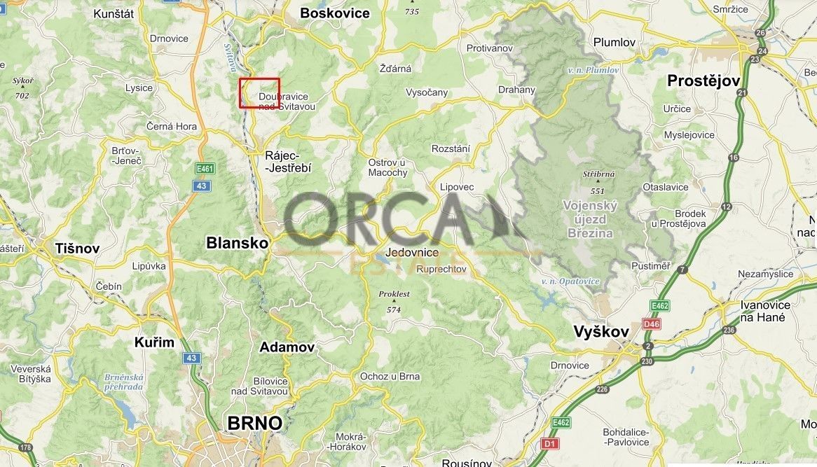 Zemědělské pozemky, Doubravice nad Svitavou, 679 11, 1 813 m²