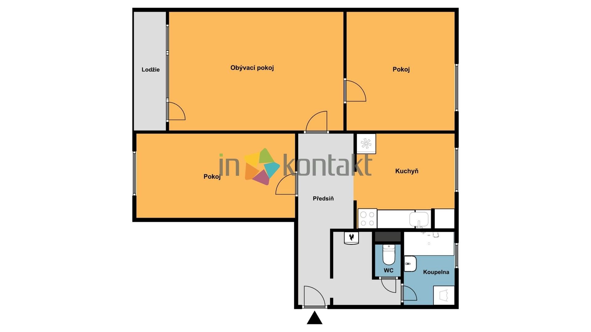 Prodej byt 3+1 - Volfartice, 85 m²