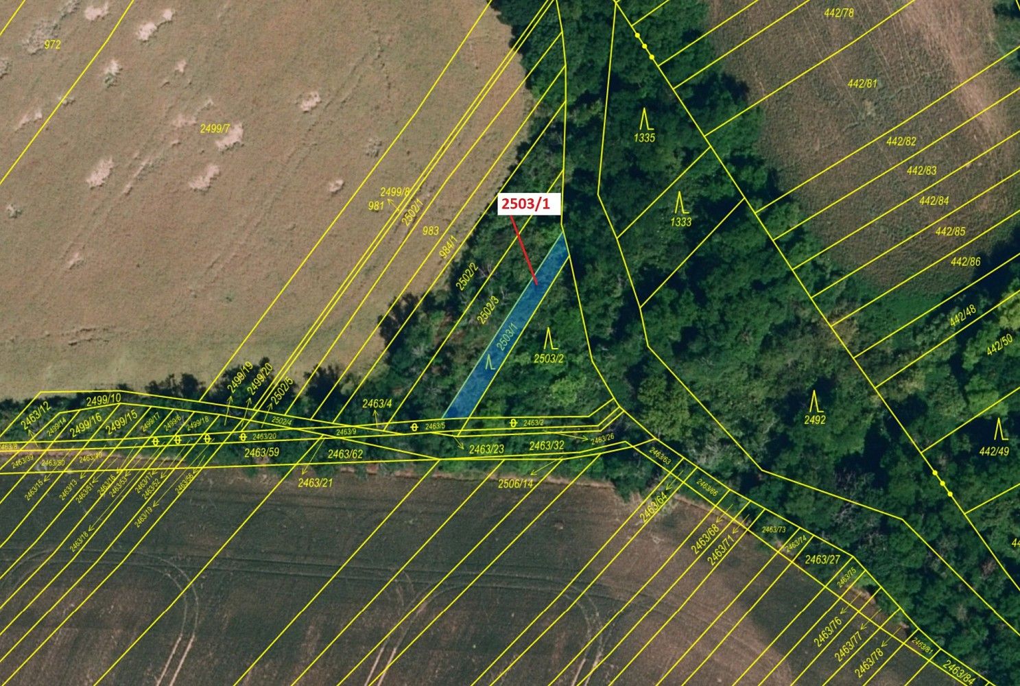 Prodej les - Višňové, okres Znojmo, Jihomoravský kraj - 2