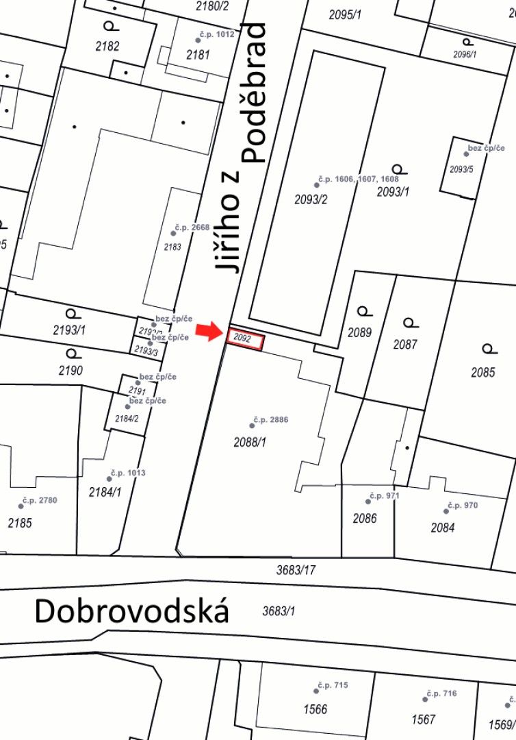 Ostatní, Jiřího z Poděbrad, České Budějovice 5, 17 m² - 2