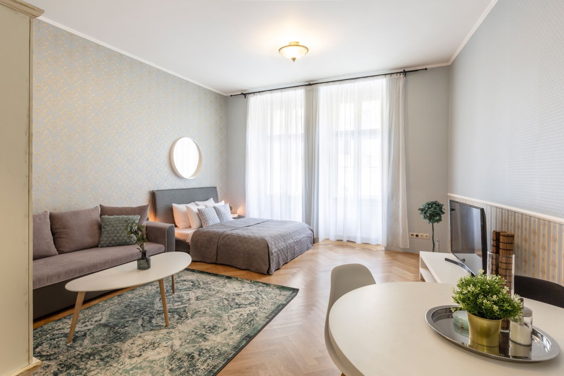 1+kk, Vyšehradská, Praha - Nové Město, 43 m²