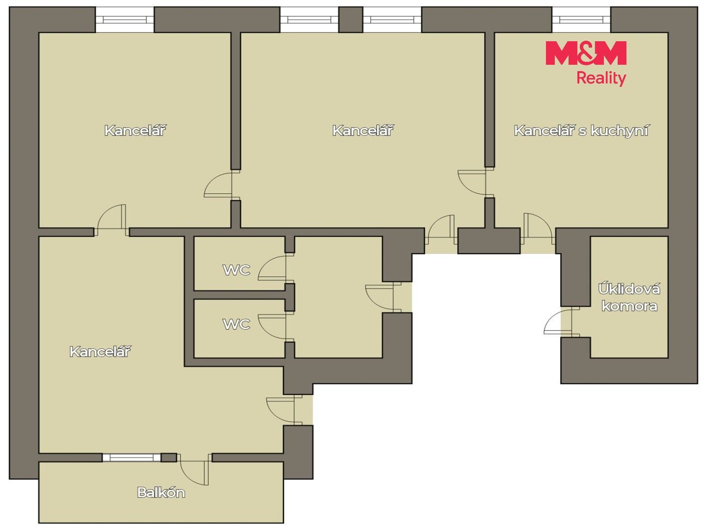 Kancelář · 85 m² · Husovo náměstí, Ledeč nad Sázavou - 3