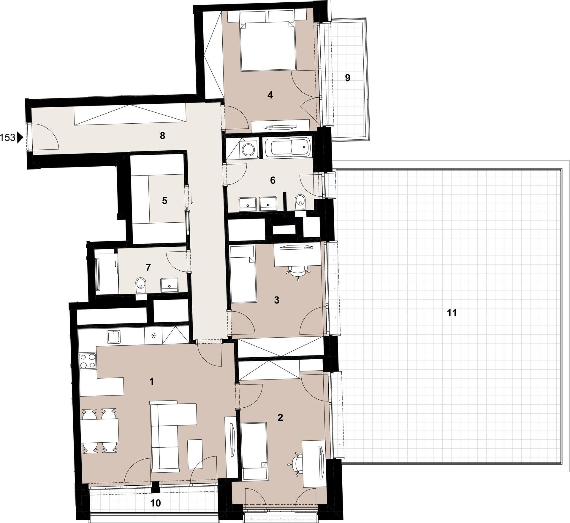 Prodej byt 4+kk - Jana Želivského, Praha, 107 m²