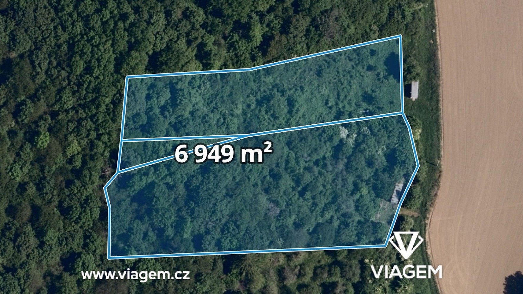 Zemědělský pozemek, 6 949 m²