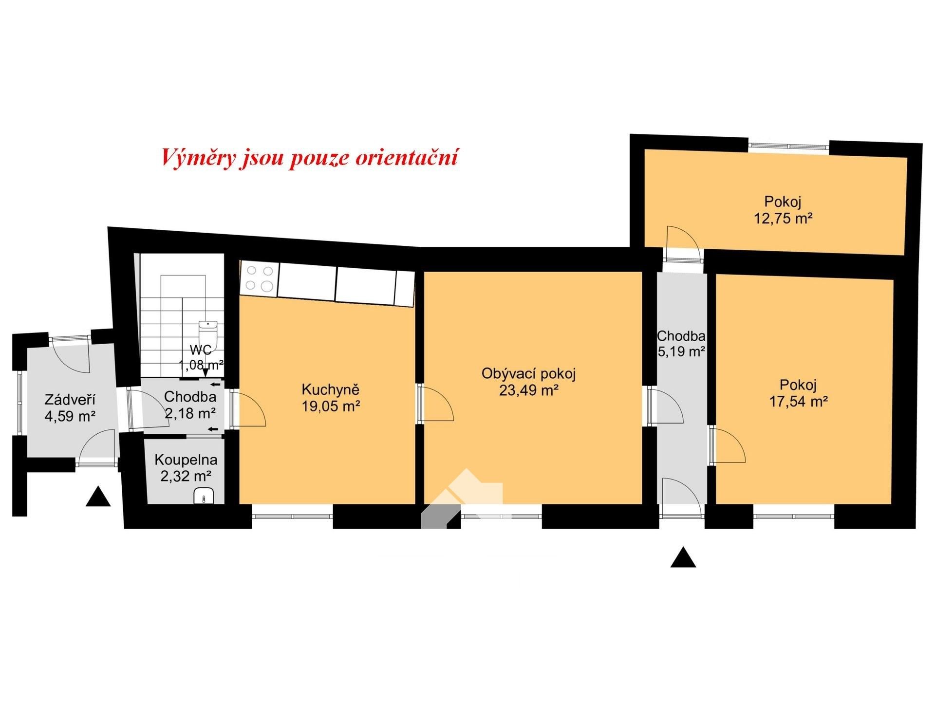 Prodej rodinný dům - Kuničky, 88 m² - 5