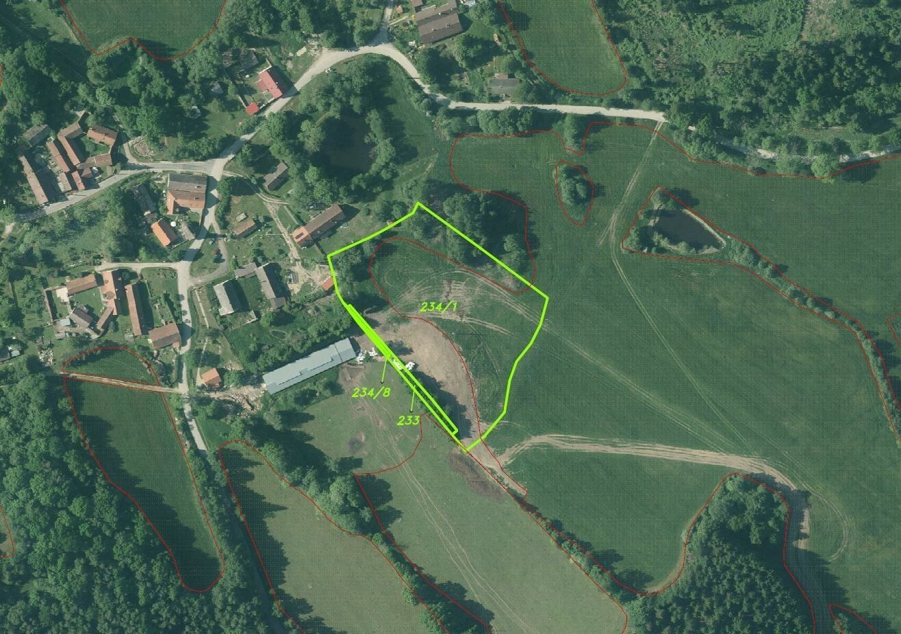 Prodej pozemek - Nová Bystřice Senotín, 11 798 m² - 5