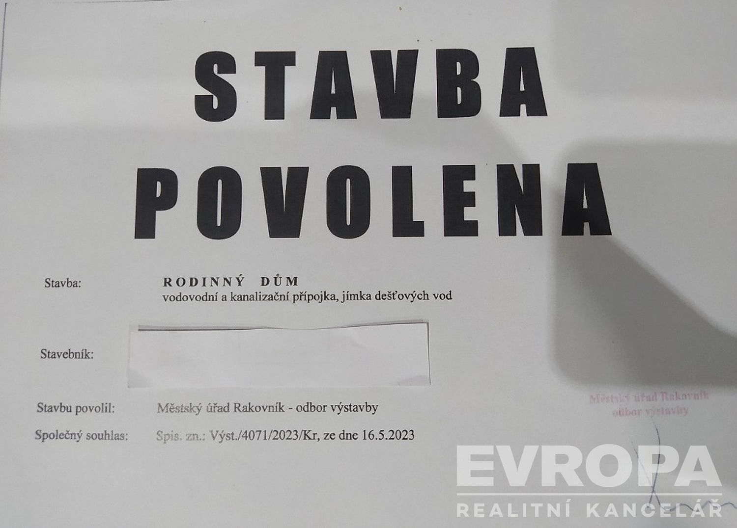 Pozemek pro bydlení · Lubná - 4