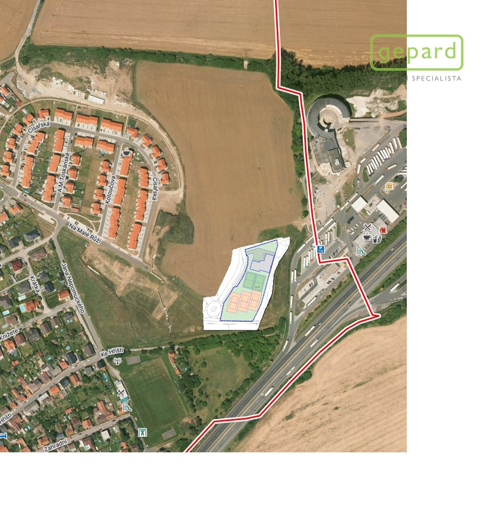 Komerční pozemek · 7 730 m² · Drahelčice - 3