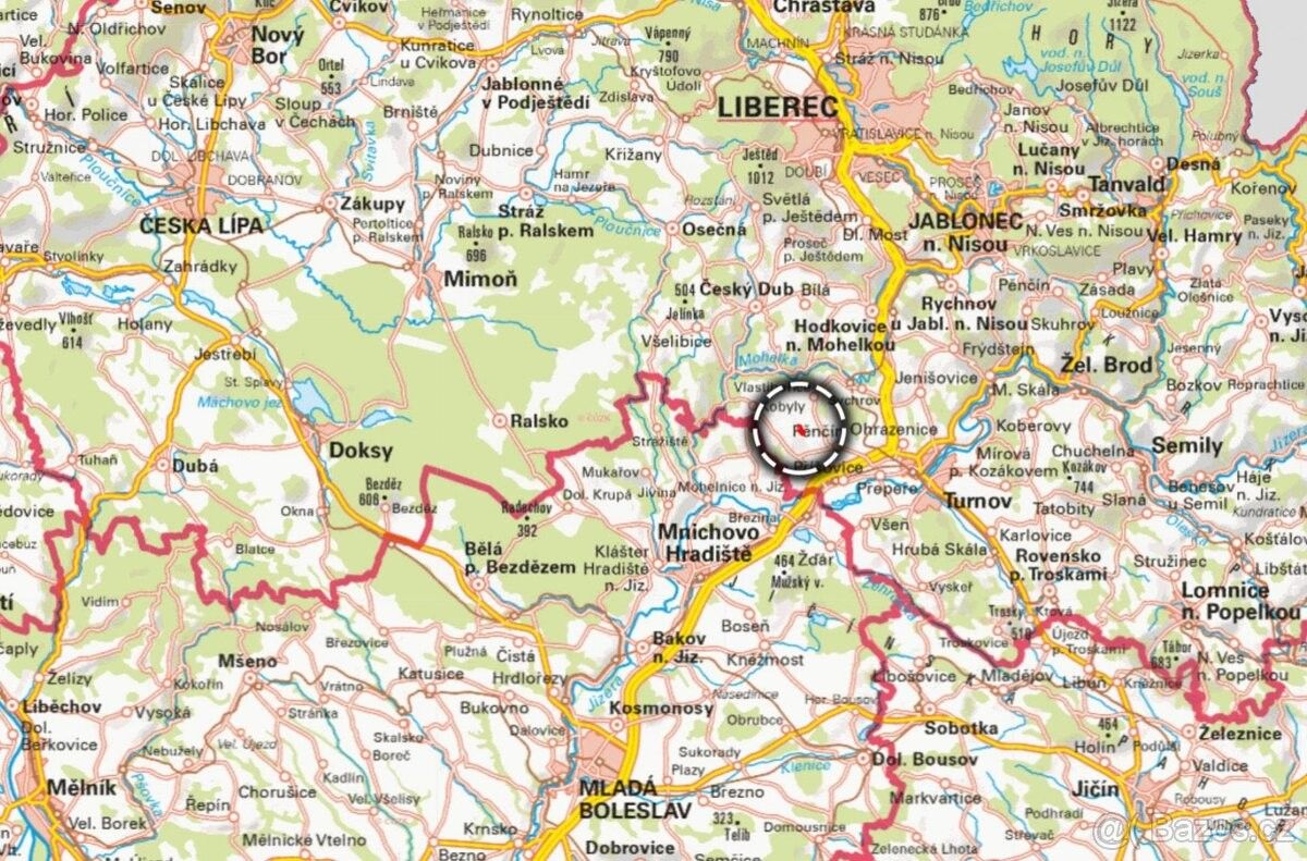 Prodej pozemek pro bydlení - Pěnčín u Liberce, 463 45