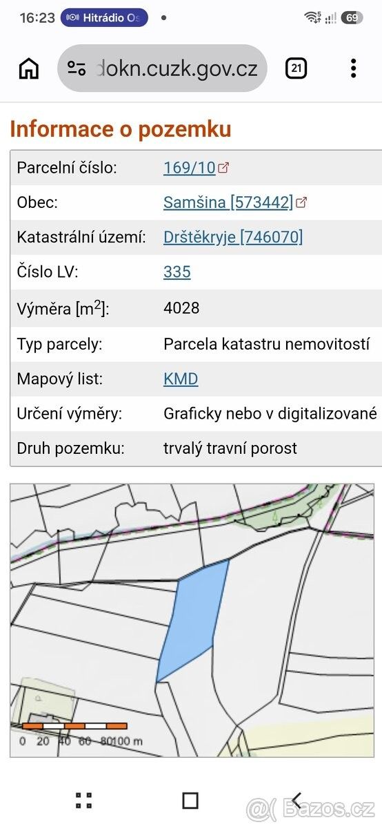 Pozemek pro bydlení