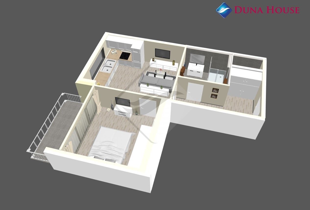 Byt 2+kk · 44 m² · Benkova, Praha - 3