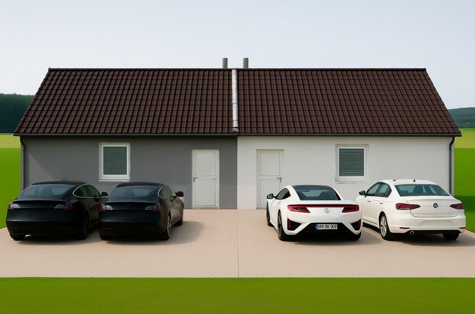 Rodinné domy, Luka nad Jihlavou, okres Jihlava, Kraj Vysočina, 140 m² - 1
